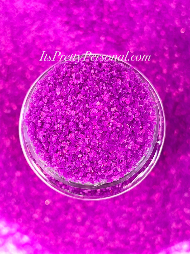 “SCHMedium Cut Grape Soda Sparkle” - Glittered Glitter Collection