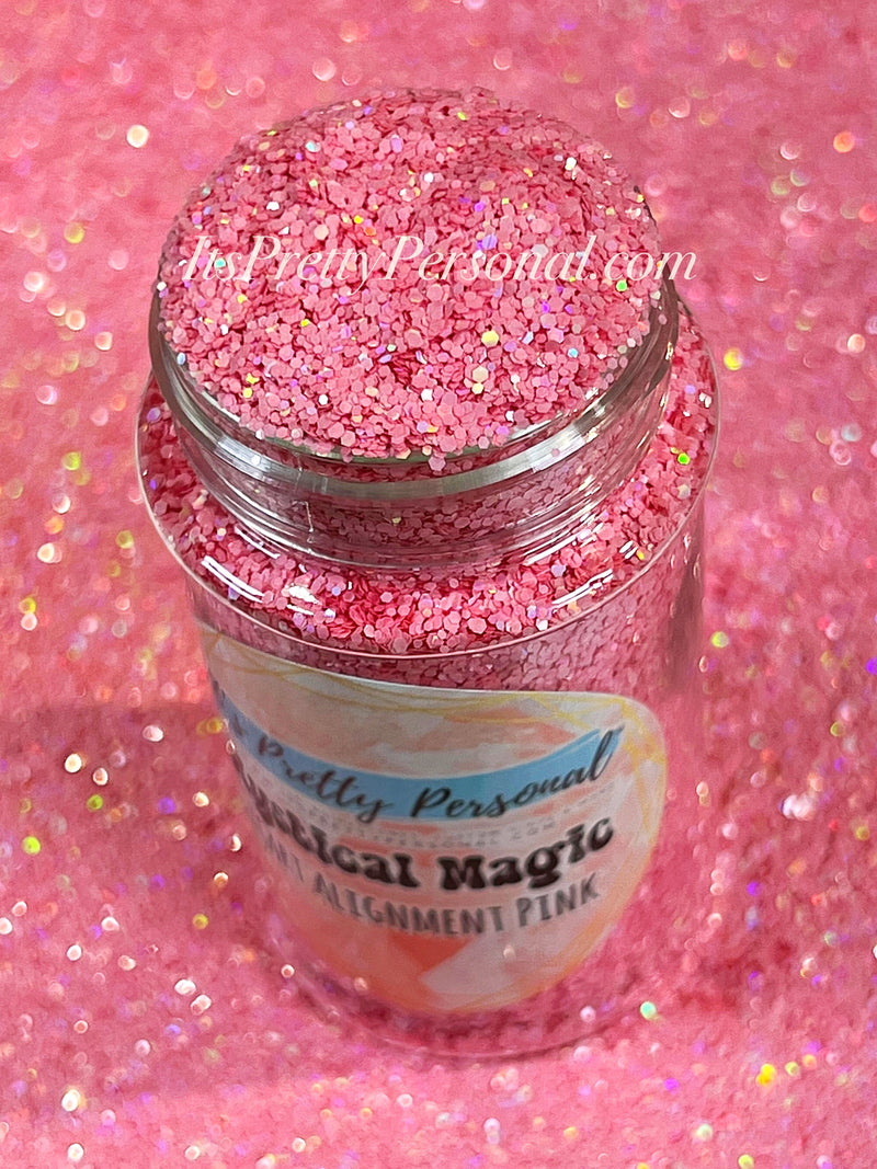 “Heart Alignment Pink"- Mystical Magic Collection- Holographic Shimmer
