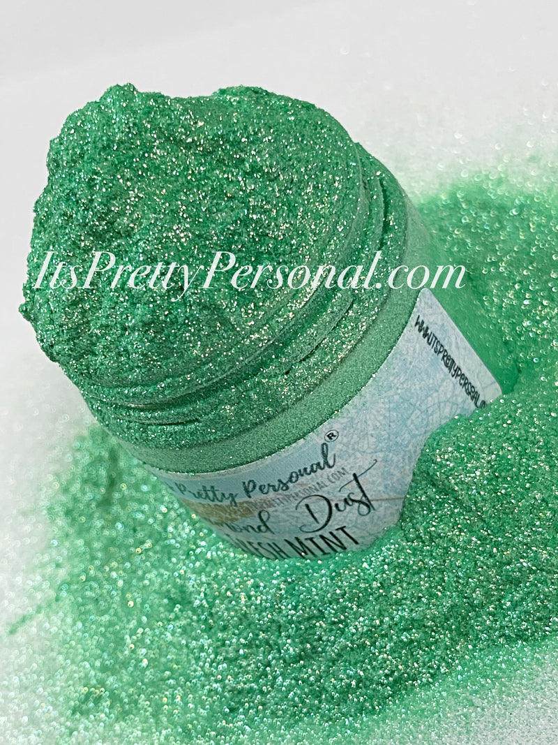 “Fresh Mint”- Green Diamond Dust