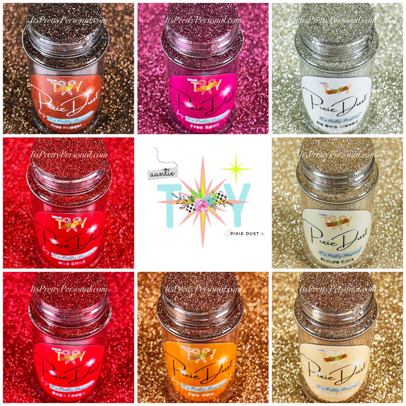 LOST BOYS COLLECTION- Pixie Dust-  Auntie Tay Exclusive! *Total Set of 8, 2.5oz shakers.