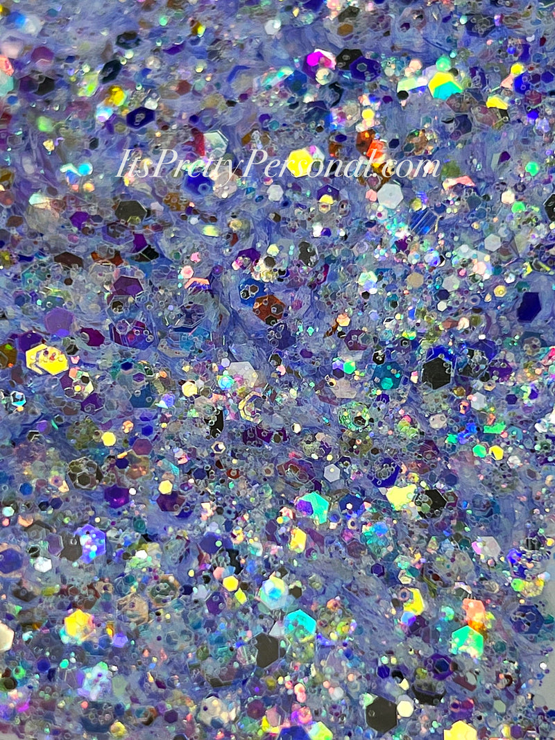 “Violet Void XL” - Platinum Pastels Collection- Extreme Sparkle Purple XL