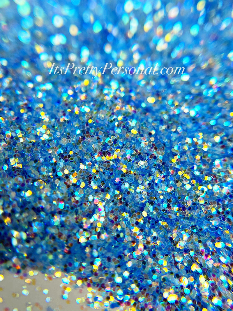 “Blueclipse” - Platinum Pastels Collection- Extreme Sparkle Blue