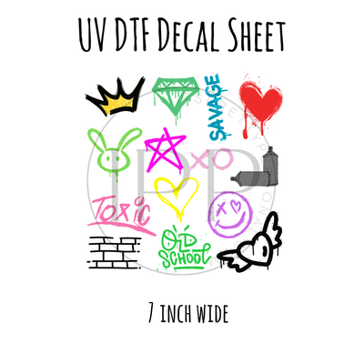 UV DTF 3 inch Decal - UVDTF00044