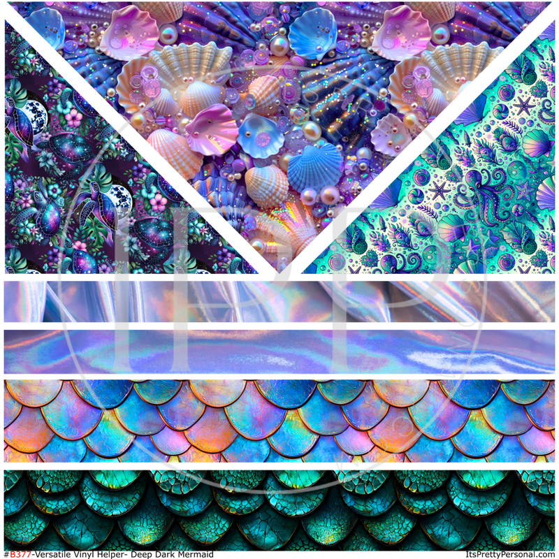 🚨VINYL ONLY BUNDLE- Deep Dark Mermaid Drop- 9 Vinyl Sheets total- Launching 4/18/2025