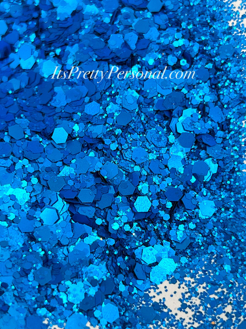 "Blue Lightning XL”-POSH Blue XL