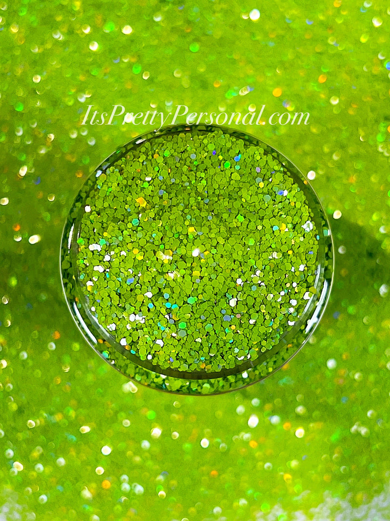 “Manifest Money Green"- Mystical Magic Collection- Holographic Shimmer look