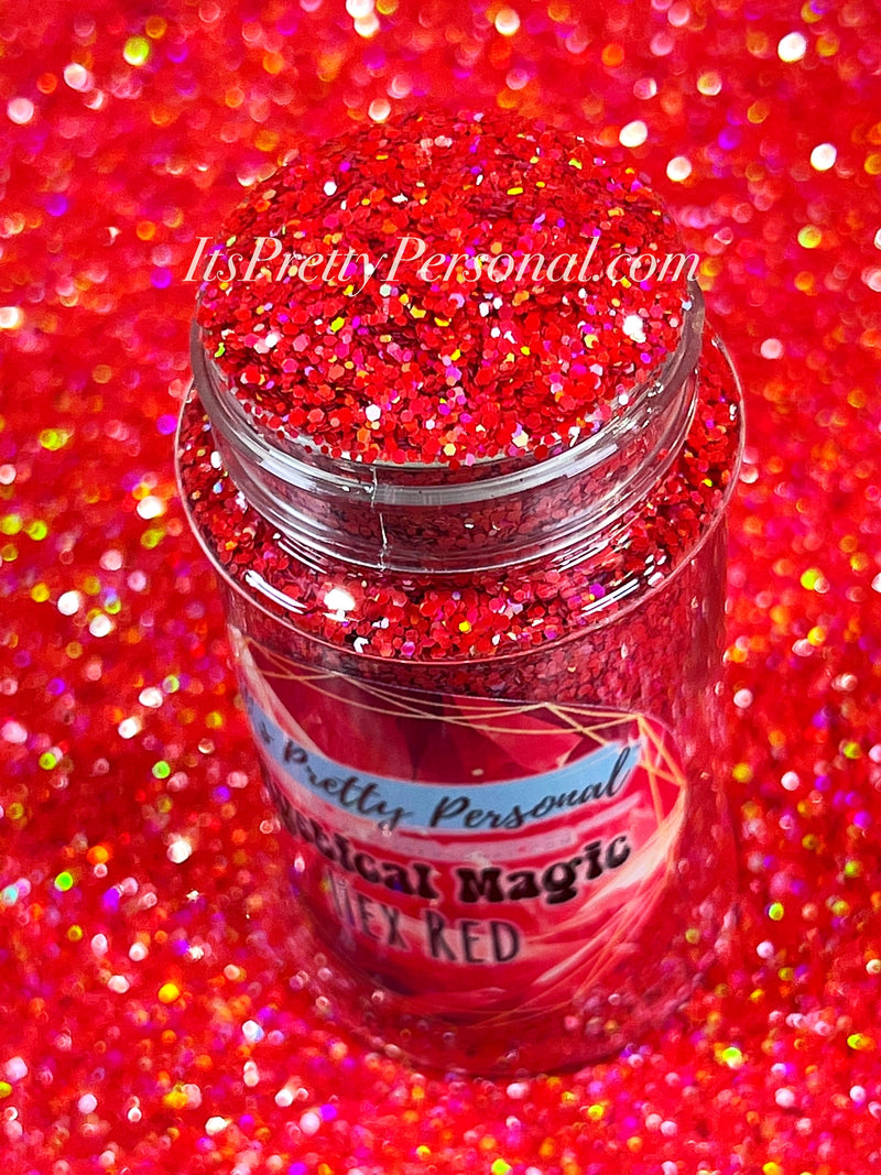 "Hex Red"- Mystical Magic Collection- Holographic Shimmer
