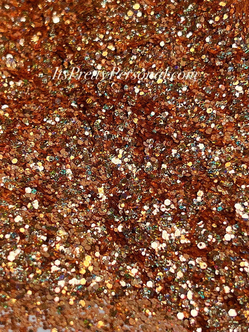 SCHMedium Cut- "Pink Champagne" -Holographic Glitter