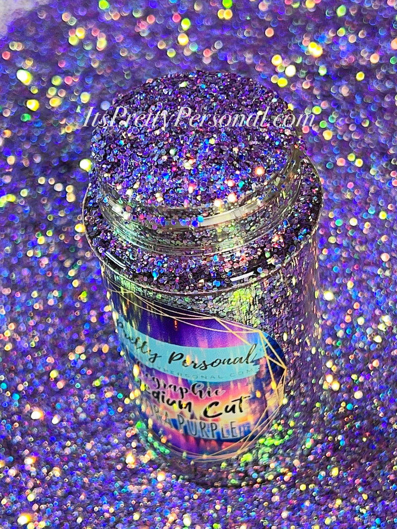 SCHMEDIUM CUT "Aurora Purple" -Holographic + Hologram Glitter