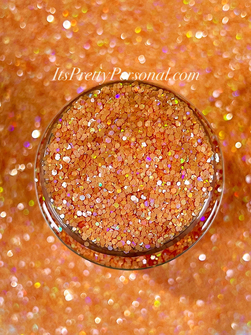 "Peach Sunstone"- Mystical Magic Collection- Holographic Shimmer
