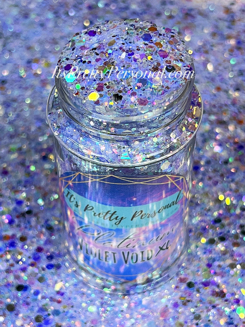 “Violet Void XL” - Platinum Pastels Collection- Extreme Sparkle Purple XL