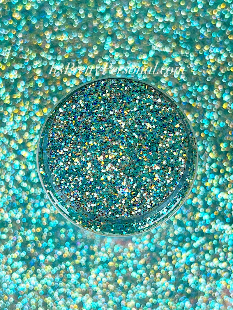 “Cosmo Teal Spark” - Platinum Pastels Collection- Extreme Sparkle Teal