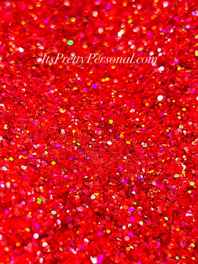 "Hex Red"- Mystical Magic Collection- Holographic Shimmer