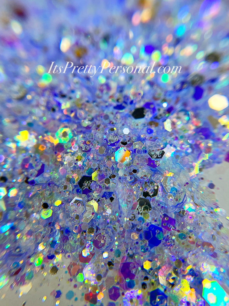 “Violet Void XL” - Platinum Pastels Collection- Extreme Sparkle Purple XL