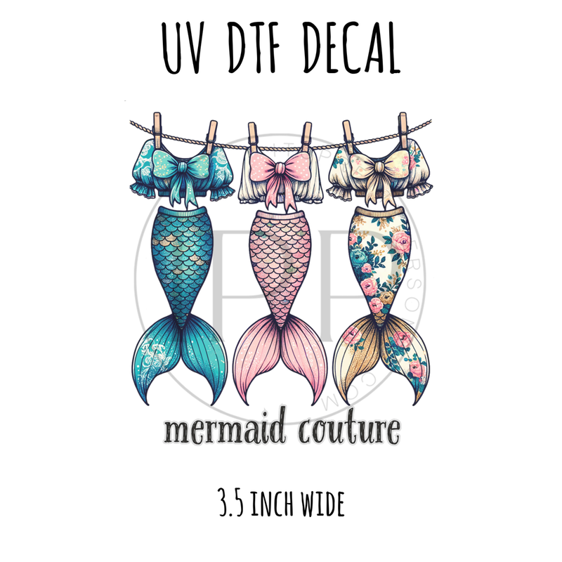 🚨UV DECAL ONLY BUNDLE- Deep Dark Mermaid Drop- 5 decals total- Launching 4/18/2025