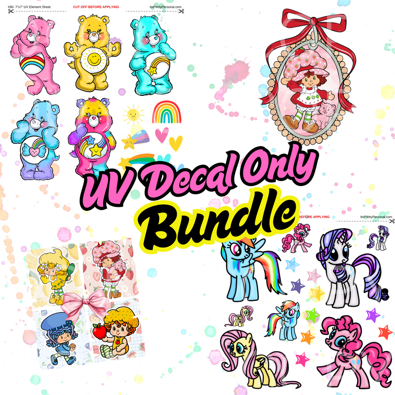 🚨UV DECAL ONLY BUNDLE- 90s Kid- 4 decals total- Launching 4/25/2025