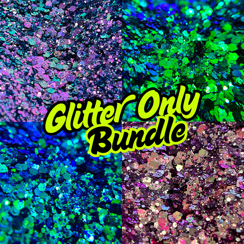 🚨GLITTER ONLY BUNDLE- Mermaid Color Shift- Limited Edition- 4 shakers total- Launching 4/18/2025