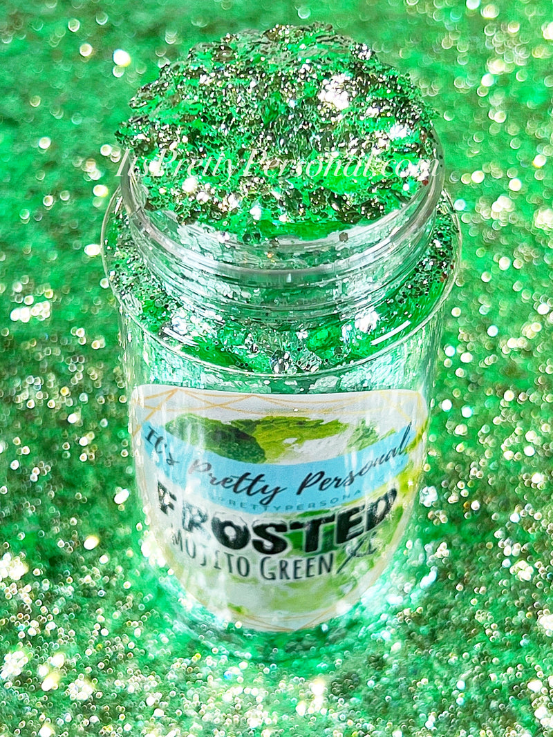 ⭐️TODAY’S FLASH SALE!- “Mojito Green XL”- FROSTED Glitter Collection