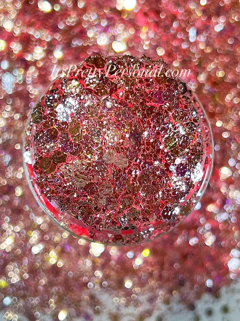 “Pink Grapefruit XL”- FROSTED Glitter Collection