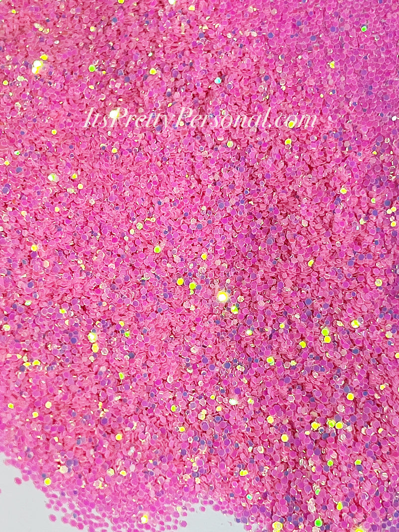 "MINI Pastel Pink Light Show”-GLOW Glitter