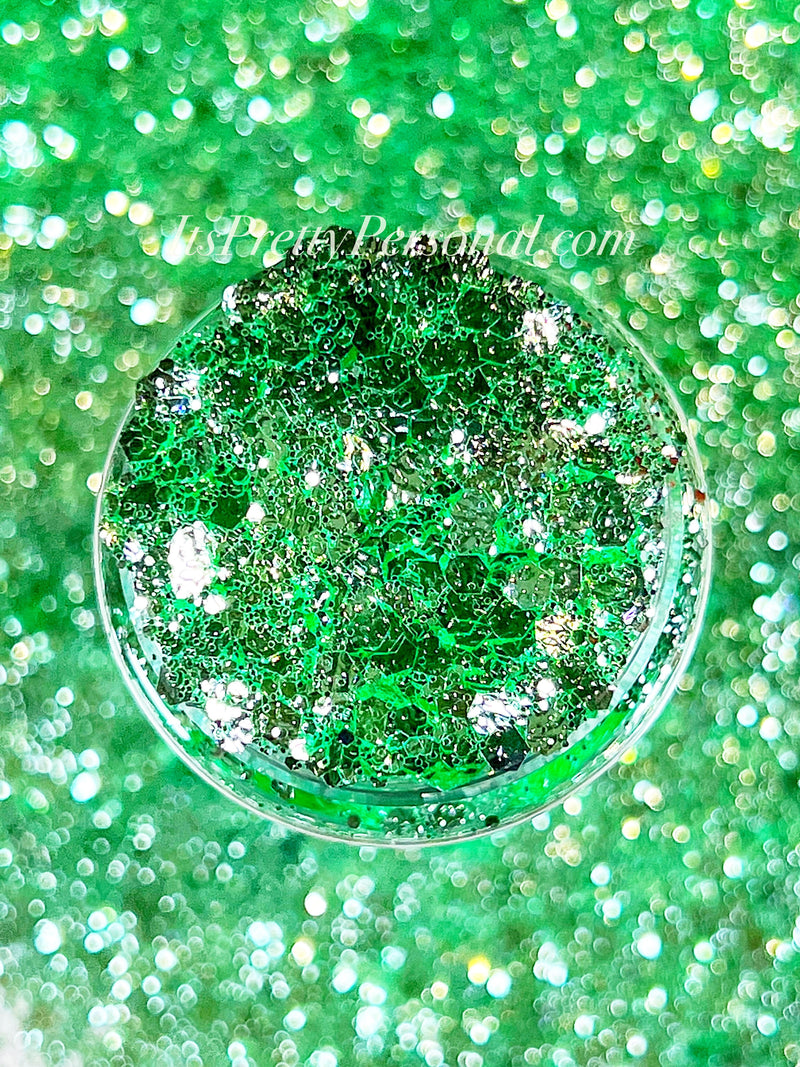 ⚡️TODAY’S FLASH SALE- “Mojito Green XL”- FROSTED Glitter Collection