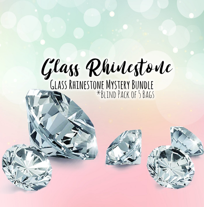 Glass Rhinestone Mystery Bundle! 5 Bags total!   Discounted!