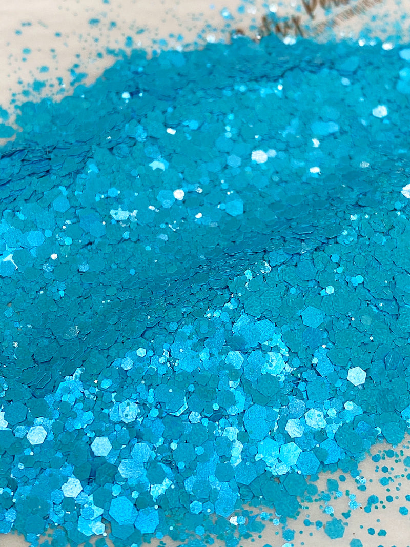 “Pool Party” Glitter  CHUNKY- Supplies  POSH- SUMMER