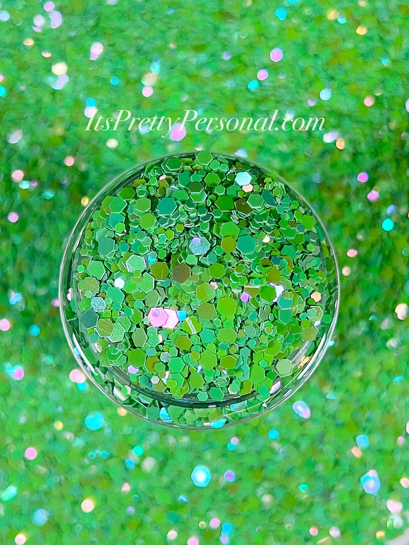 “Seaweed Is Always Greener XL”- Ocean Jewel Collection Green