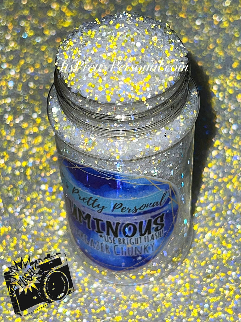 “Stargazer Chunky” (Medium Cut)- Luminous Reflective Glitter Collection