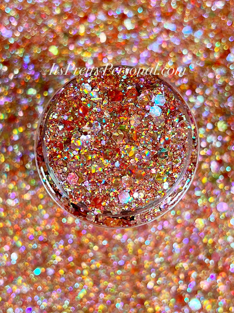 "Amber Blush Pink XL"- Gramglitter (HOLOGRAM)
