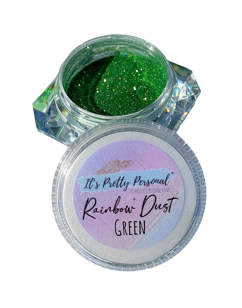 "Green"- RAINBOW DUST- Holographic Powder!