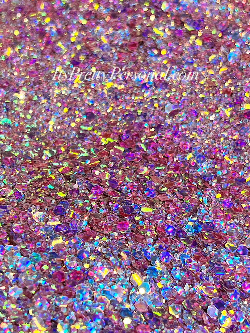 “Violet Rose Rainbow XL"- Gramglitter (HOLOGRAM)