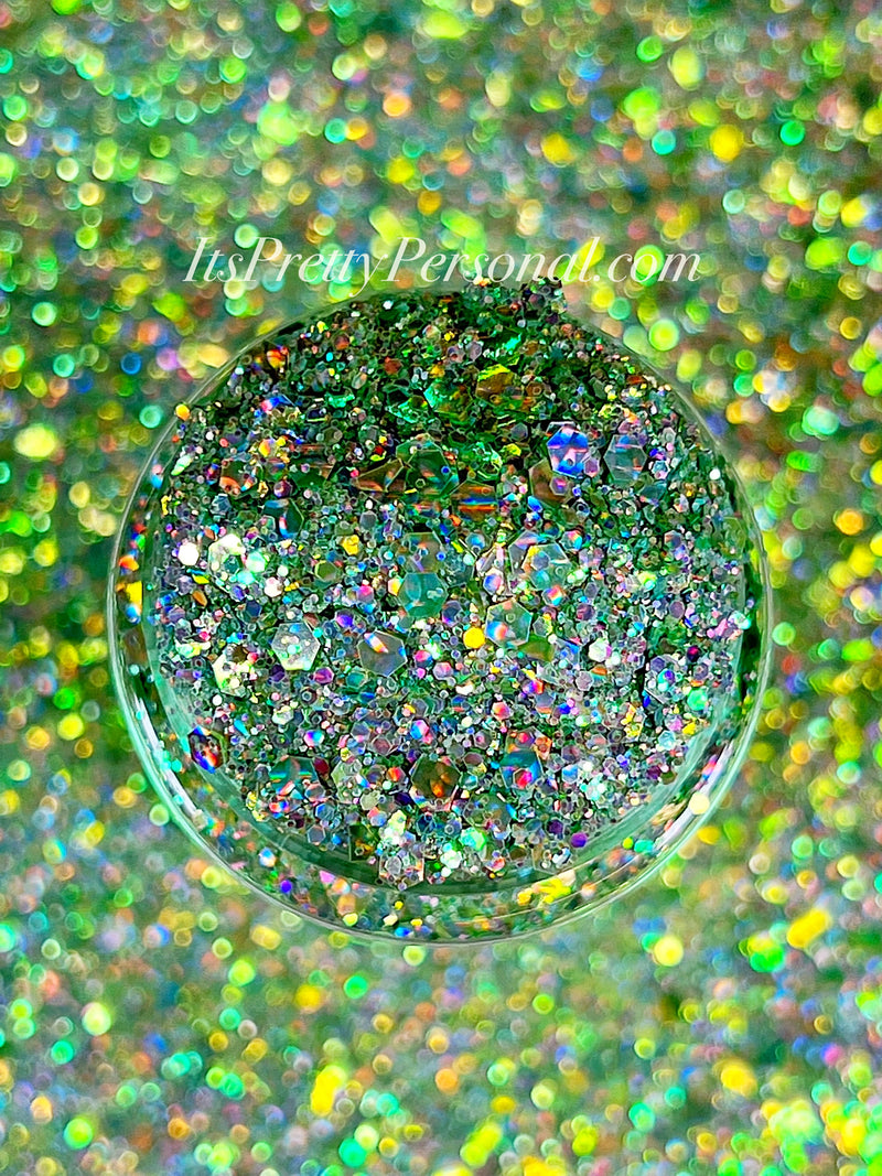 "Patchouli Sage Green XL"- Gramglitter (HOLOGRAM)