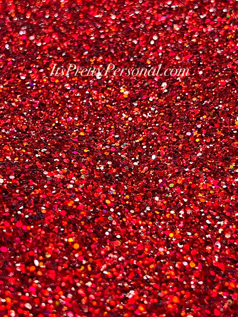 "Blood Bath”- Makers Monthly Box Color Red Holographic