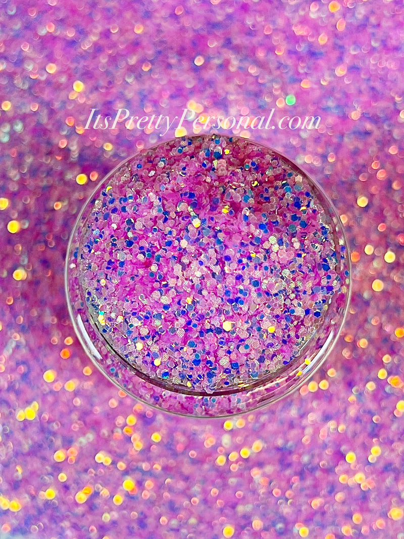 “Violet Sapphire Chunky” (Medium Cut)- Luminous Reflective Glitter Collection