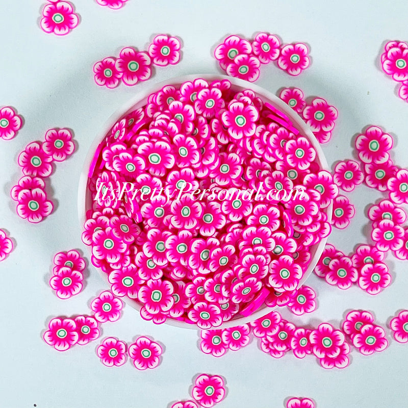“Pink  Flowers"- Polymer Clay Mixes- 