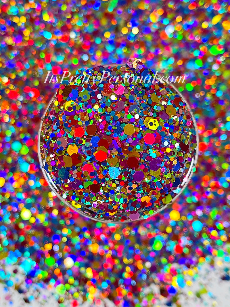 “Rainbow Dreams XL”- Holographic Chunky Mix