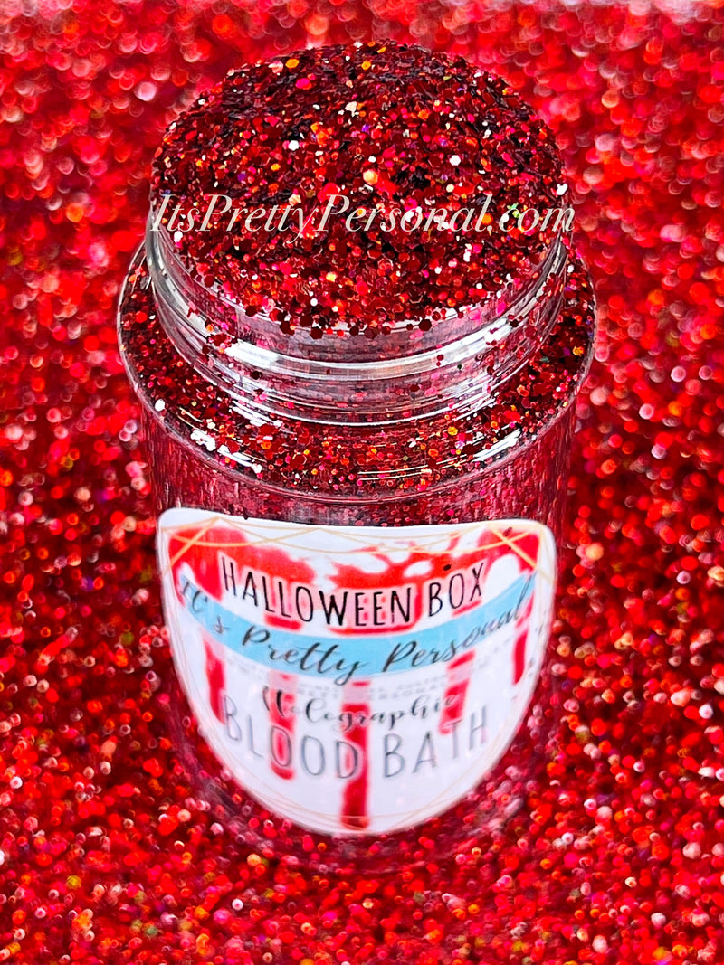 "Blood Bath”- Makers Monthly Box Color Red Holographic