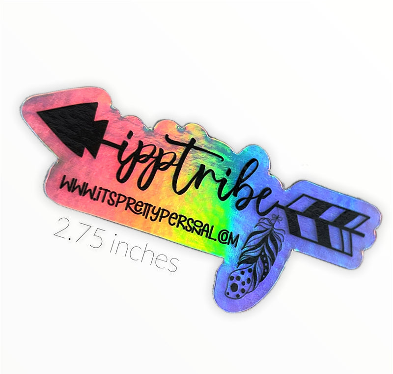 IPPTribe 2.75inch holographic sticker- IPP Merch